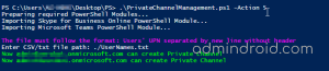 Manage Private Channels in MS Teams using PowerShell
