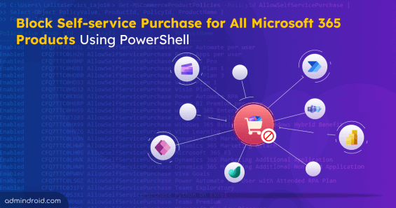 Block Self-service Purchase for All Products Using PowerShell