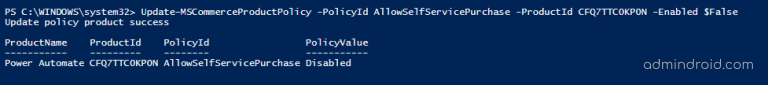 How to Block Self-Service Purchase for M365 Products Using PowerShell