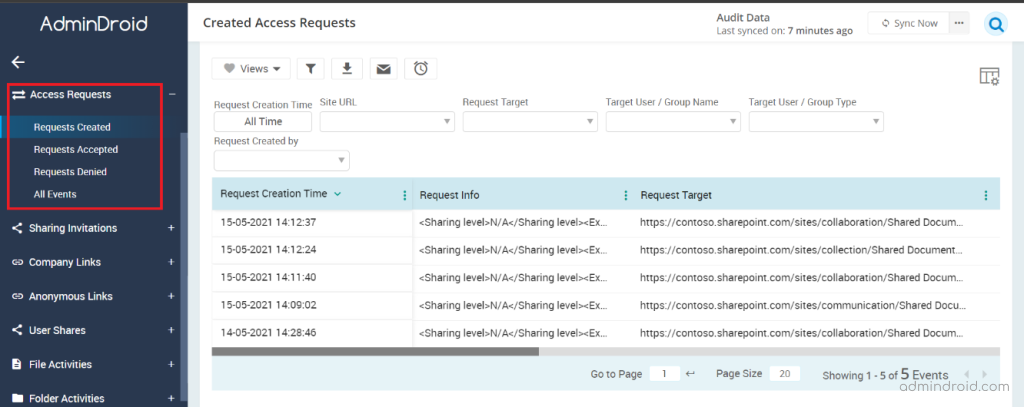 SharePoint online permission report