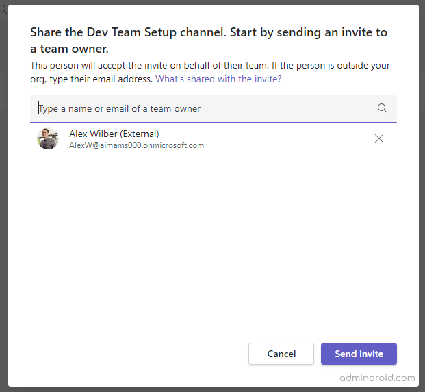 External Team Adding External Users to Microsoft Teams Shared Channels - AdminDroid Blog
