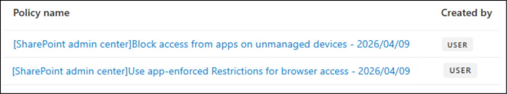 allow limited web only access for unmanaged devices-conditional-access-policies