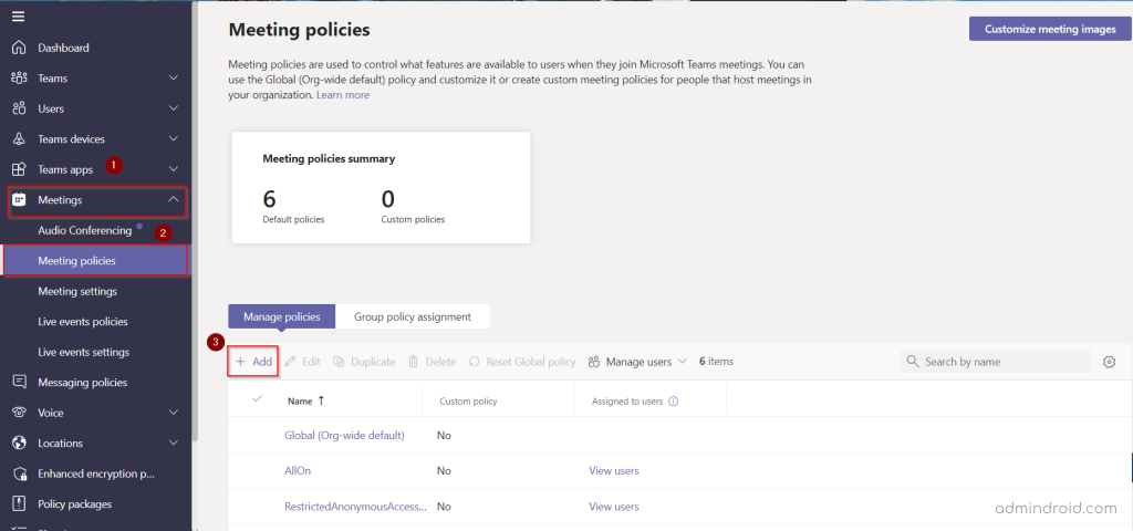 Configure Microsoft Teams Settings