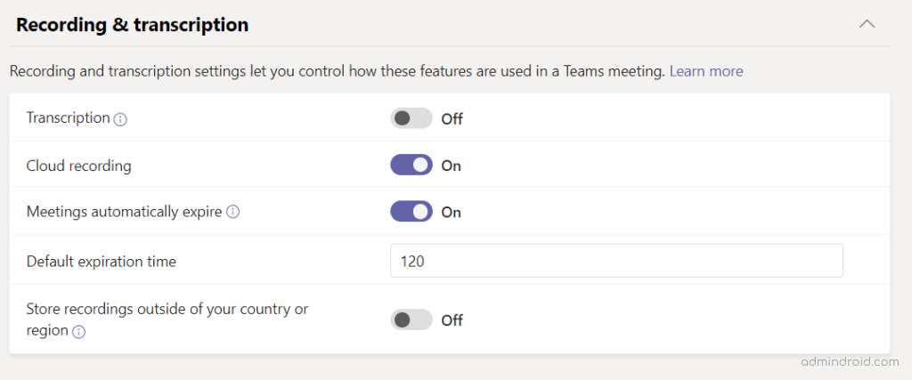 Record Microsoft Teams Meeting 