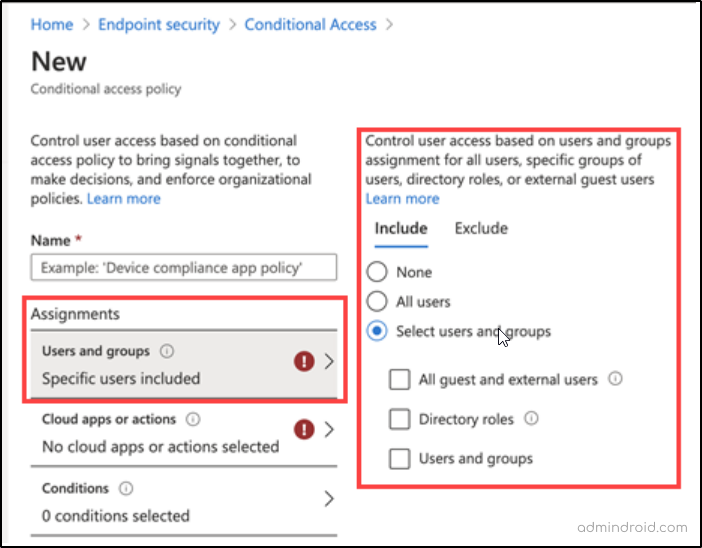 External User Types for CA Policies in Azure AD