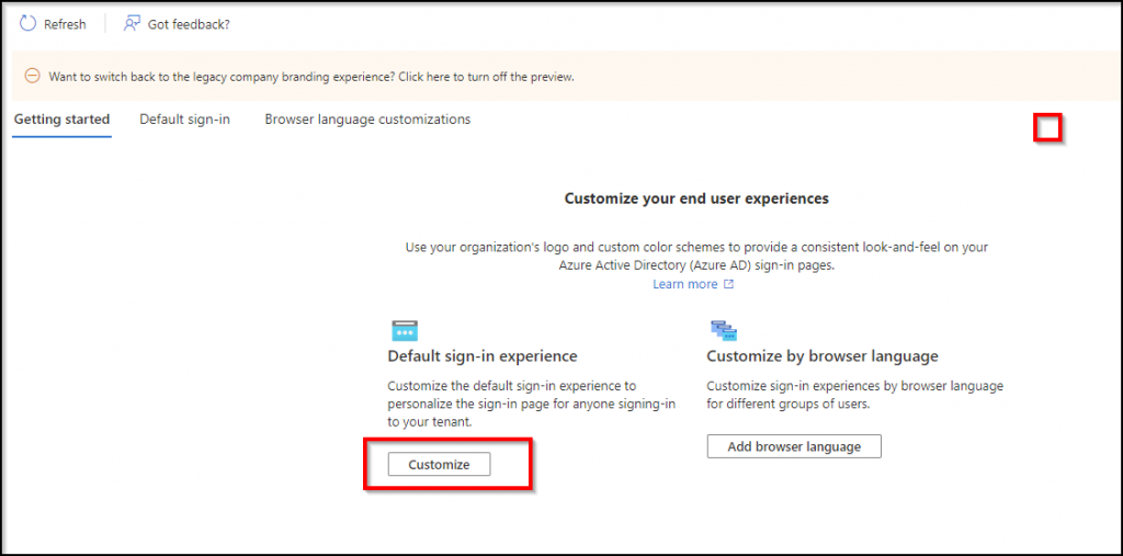 Customize your End User Experience
