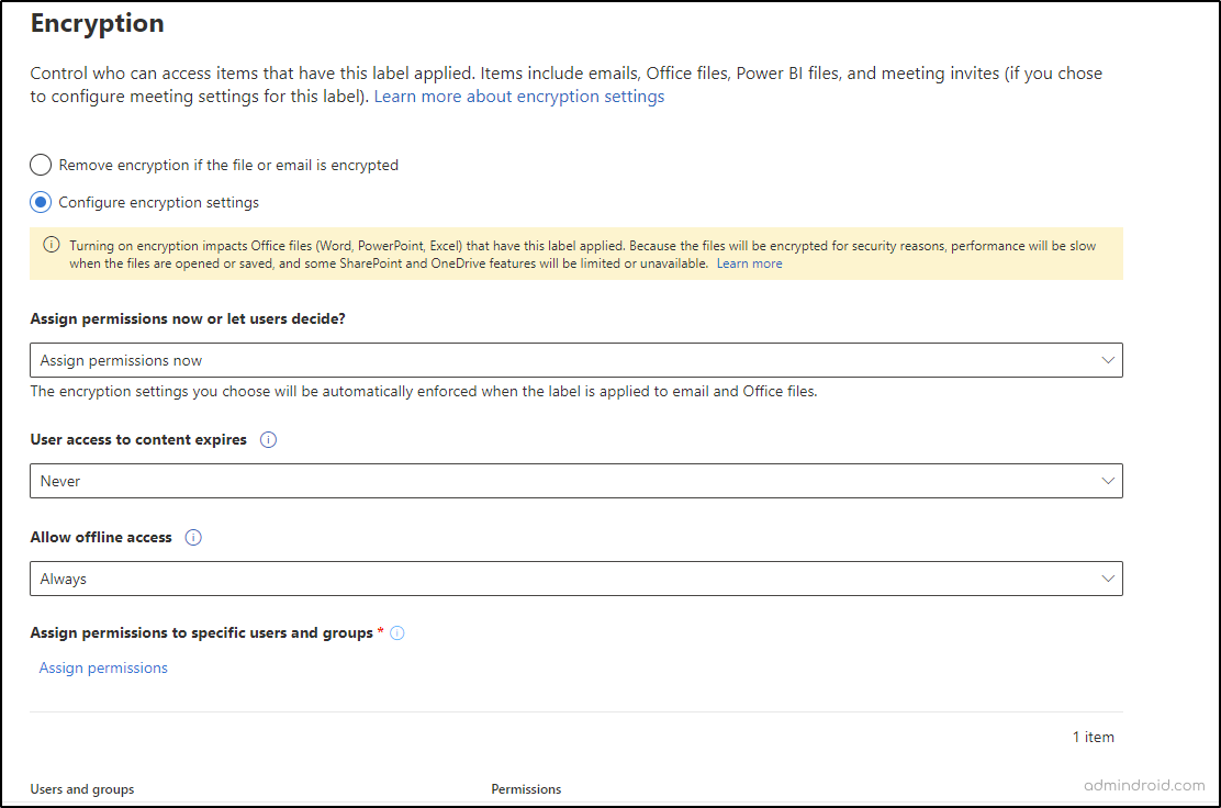 Encryption Sensitivity Label Microsoft 365 Sensitivity Labels in the Sharing Dialog