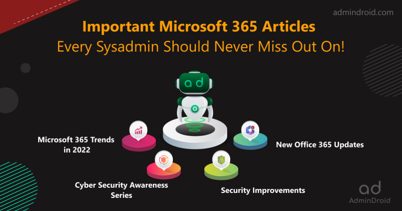 Important Microsoft 365 Articles Every Sysadmin Should Never Miss Out On! Important Microsoft 365 Articles of AdminDroid