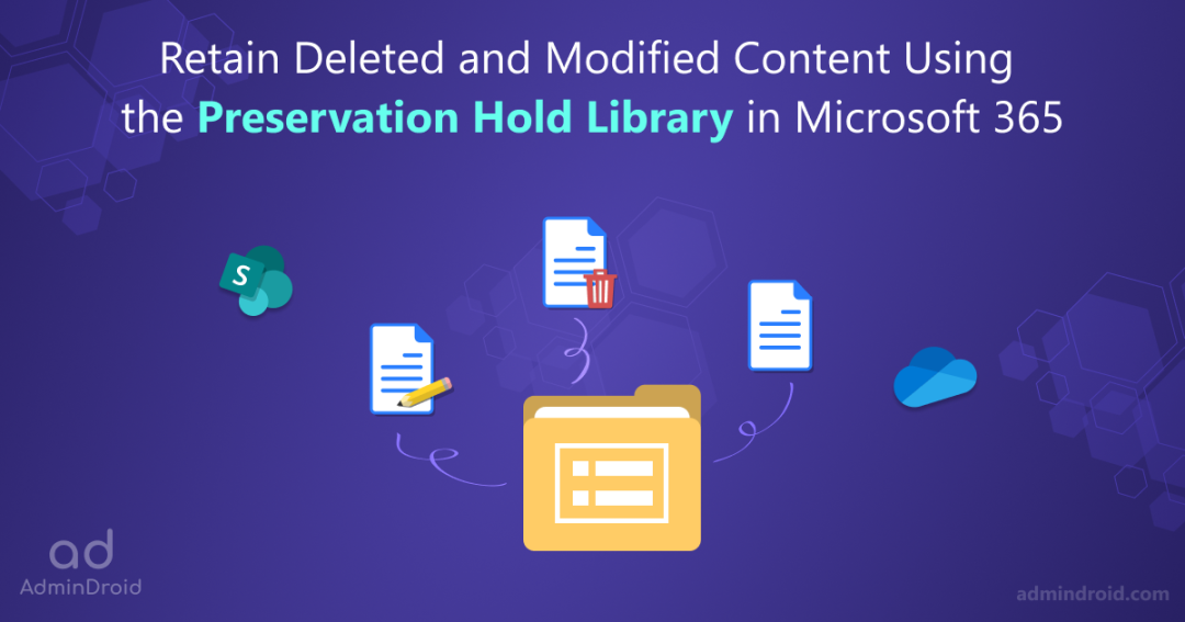 Preservation Hold Library in SharePoint Online and OneDrive