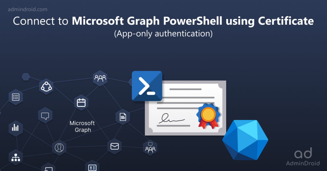 Connect to Microsoft Graph PowerShell using Certificate