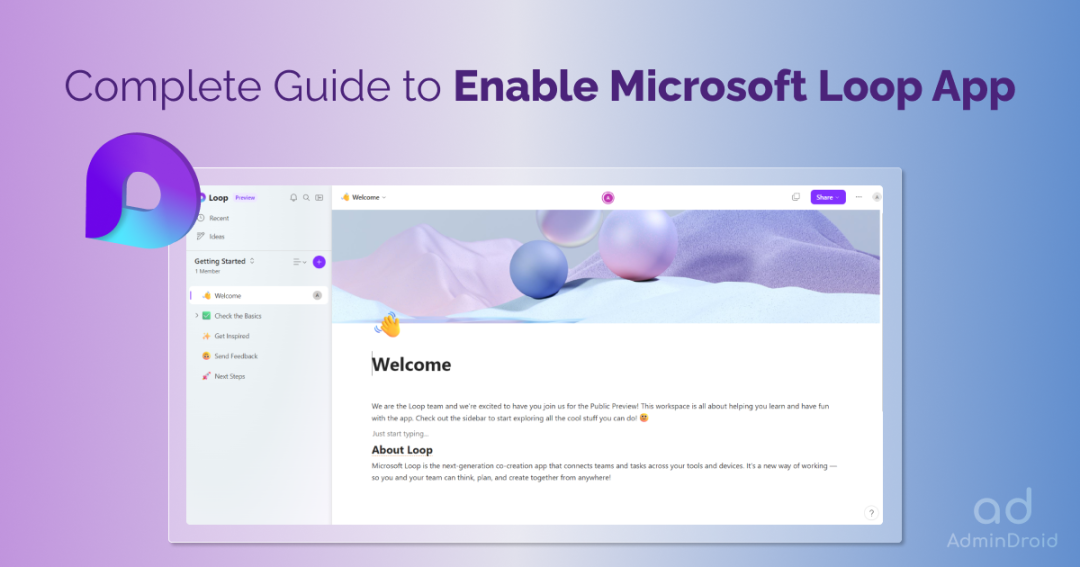 Complete Guide to Enable Microsoft Loop App