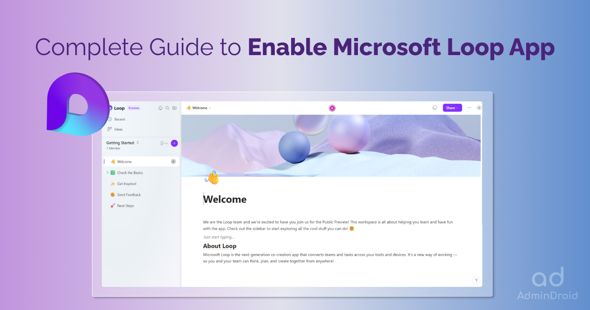 Complete Guide to Enable Microsoft Loop App