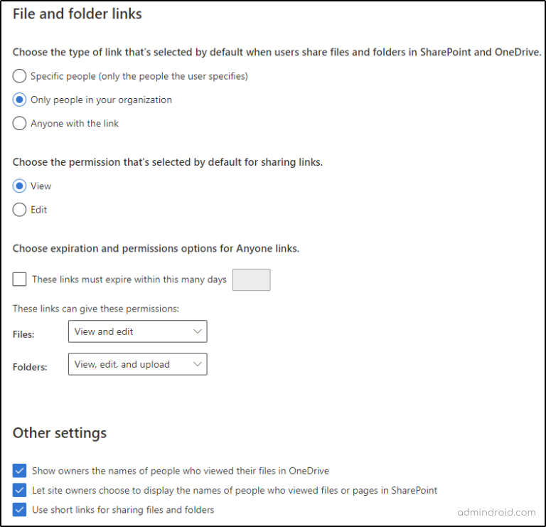 Sharepoint Library Setting Link 8 Key Aspects to Manage Sharing and Access in SharePoint Online