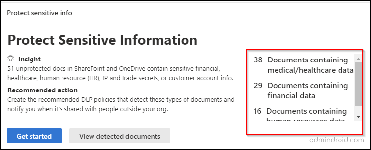 Sensitive Information Overview