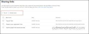 Data Access Governance Reports in SharePoint Admin Center