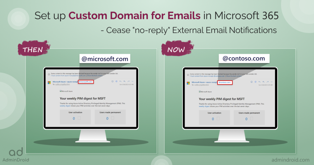 Configure Custom Domain Email Notifications in Microsoft 365