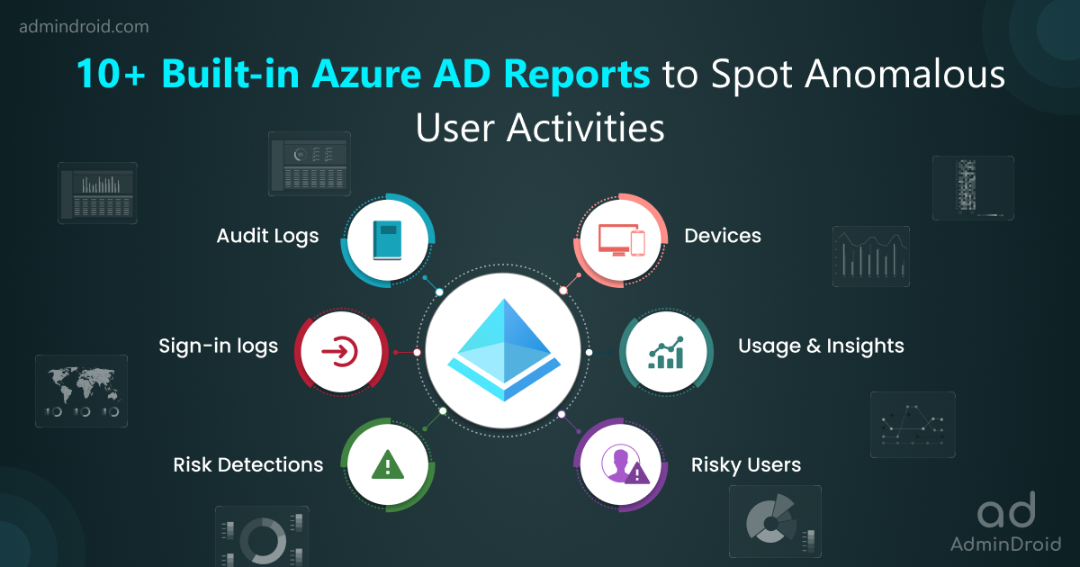 10+ Built in Azure AD Reports to Spot Anomalous User Activities