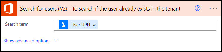 Search for User UPN in tenant