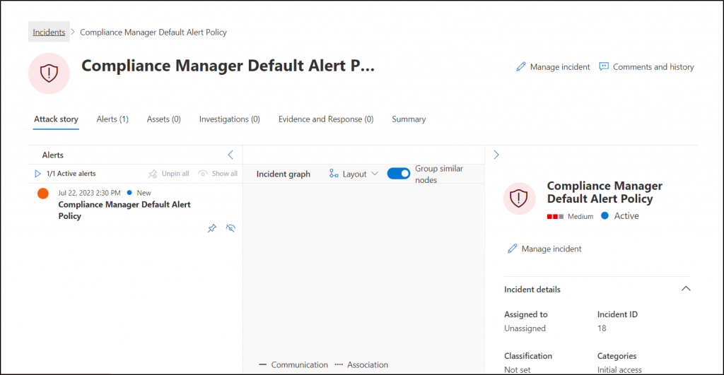 Microsoft 365 Defender Reports on Incidents 