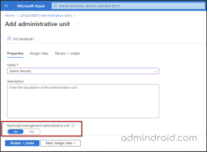 Restricted Management Administrative Units in Microsoft Entra ID