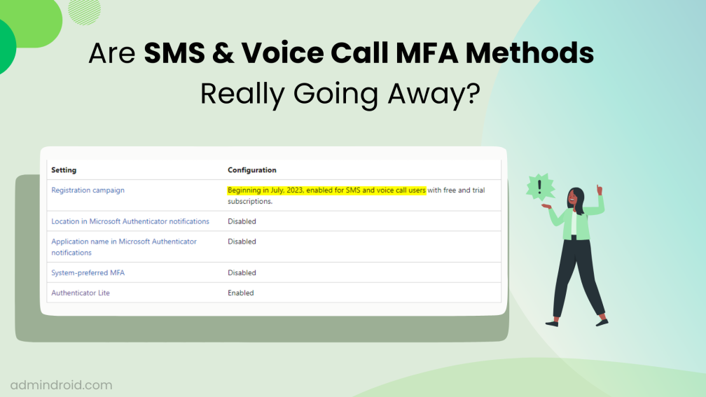 Are SMS & Voice Call MFA Methods Really Going Away?