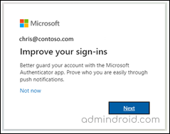 Registration campaign in Azure AD requests