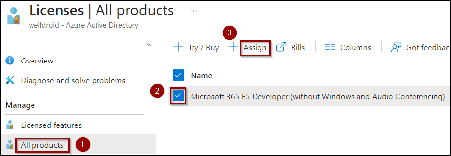 office 365 license assignment nested groups