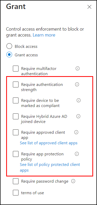 Grant access in CA policy to manage suppress Authenticator notification suppression update