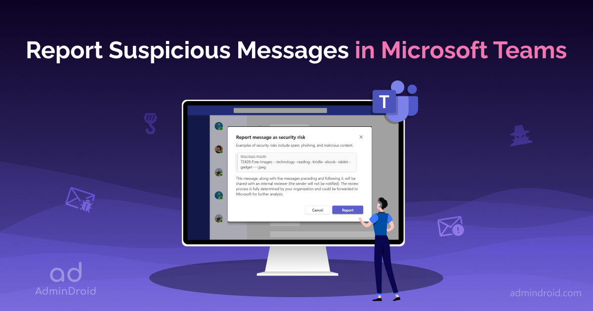 Report suspicious messages in Microsoft Teams