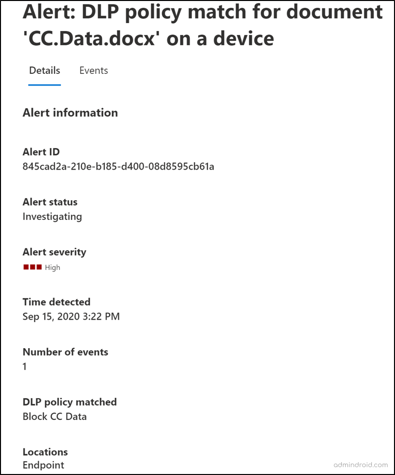 Microsoft Purview reports on data loss prevention policies