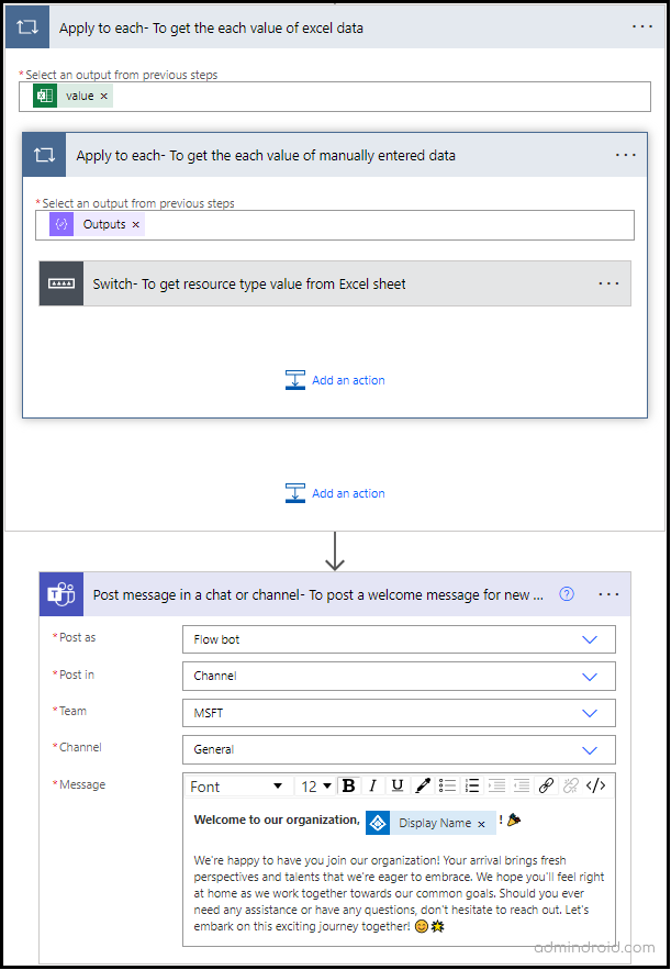 Greet the New User with a Message in Microsoft Teams