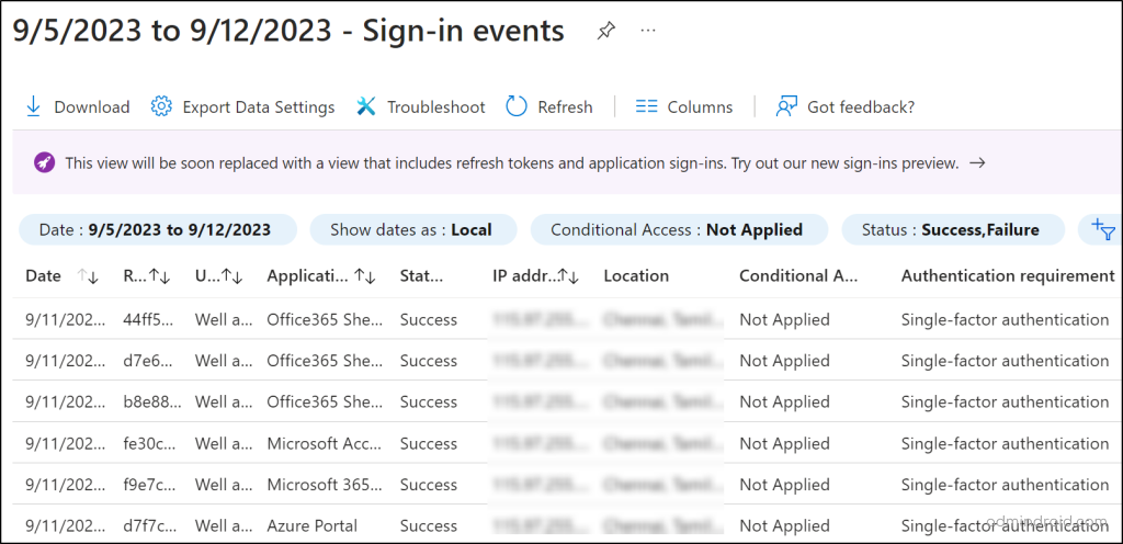 conditional assignment policy