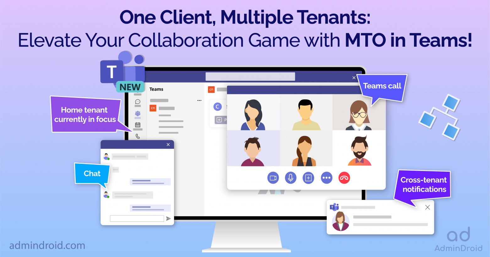Multi-tenant Organization (MTO) in New Microsoft Teams Client 