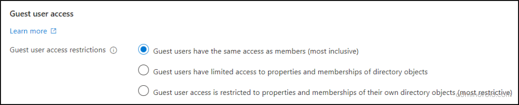 Guest user access restrictions in Microsoft Entra ID