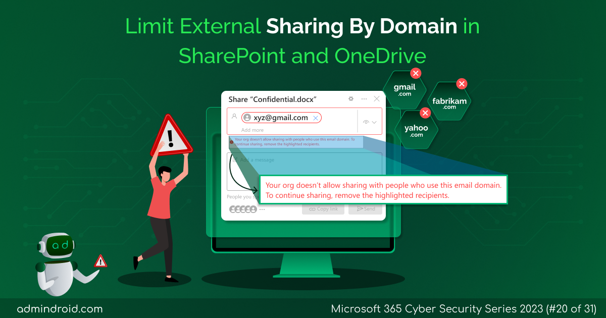 Restrict Domain Sharing in SharePoint Online and OneDrive 