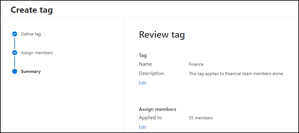 Review Custom User Tag in Microsoft 365 Defender
