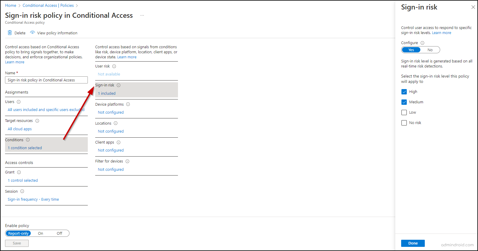 Risk-based Conditional Access Policies in Microsoft Entra ID ...