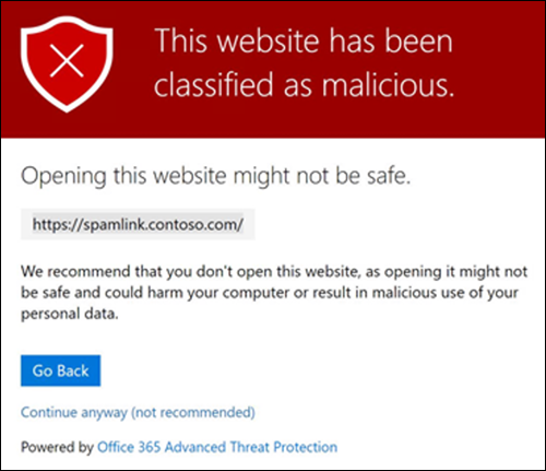 Safe Links in Microsoft 365 Defender 