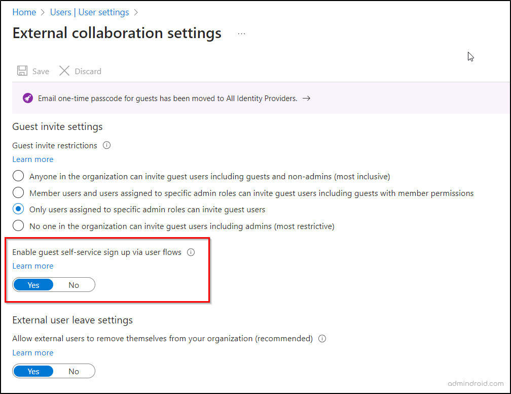 One-time passcode authentication for B2B guest users - Microsoft Entra  External ID