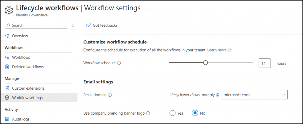 Customize scheduling of lifecycle workflow in Microsoft Entra