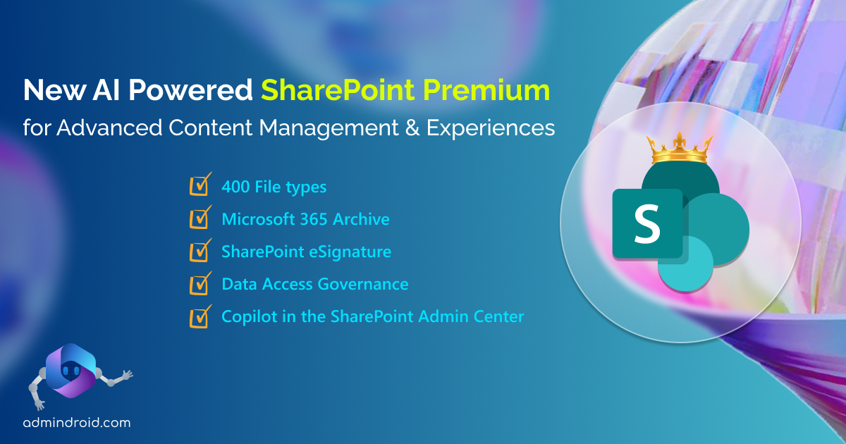 New AI Powered SharePoint Premium for Advanced Content Management & Experiences