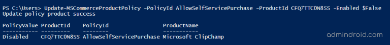 How to Block Self-Service Purchase for M365 Products Using PowerShell