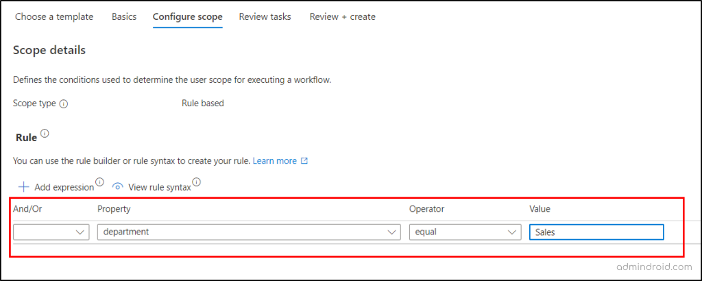 Configure scope for automate  Microsoft 365 user onboarding using workflows Entra