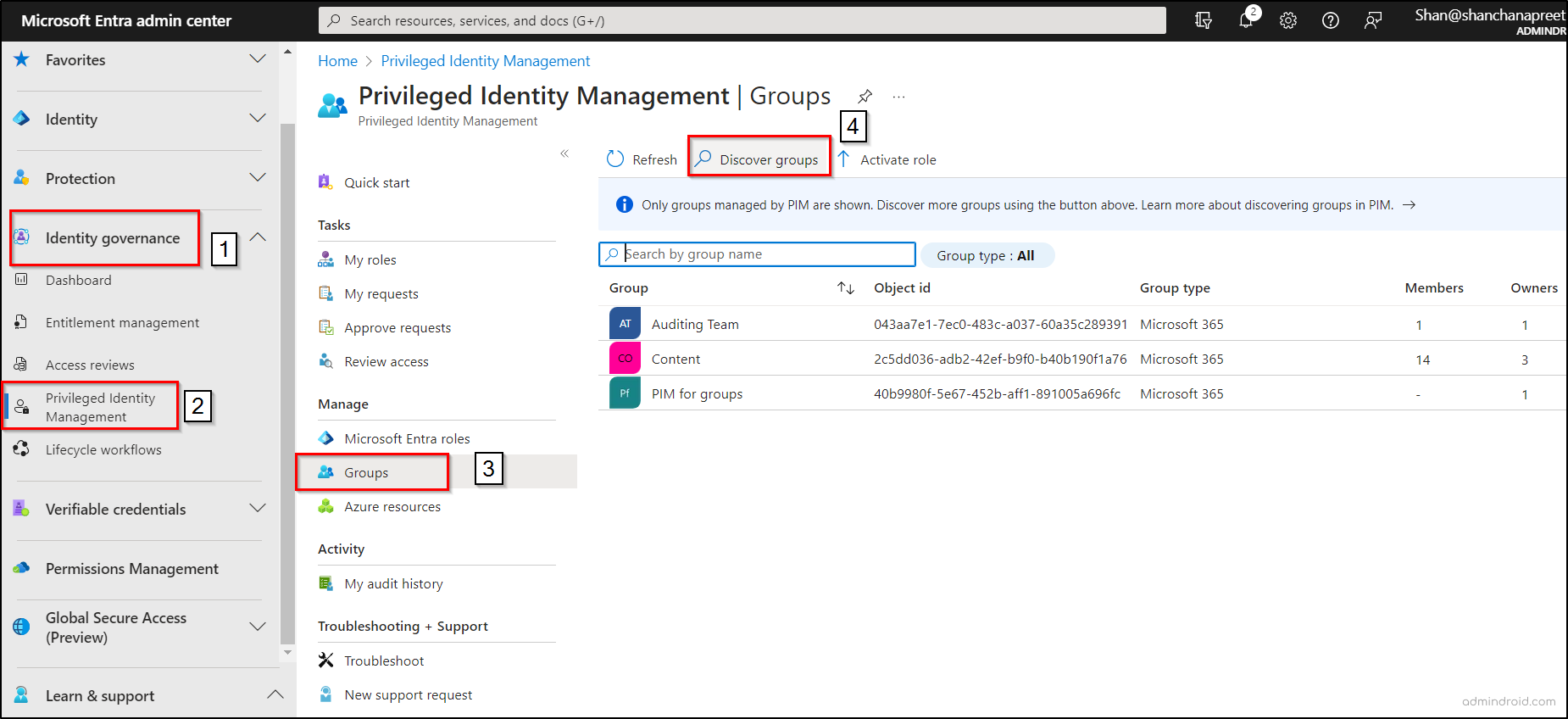 Privileged Identity Management for Groups in Microsoft Entra