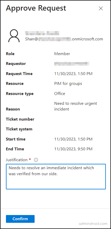 Approve or Deny Activation Requests in PIM for Groups