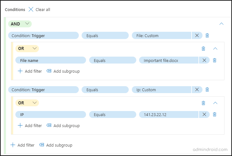 IOC Conditions to Tune Alerts in Microsoft Defender