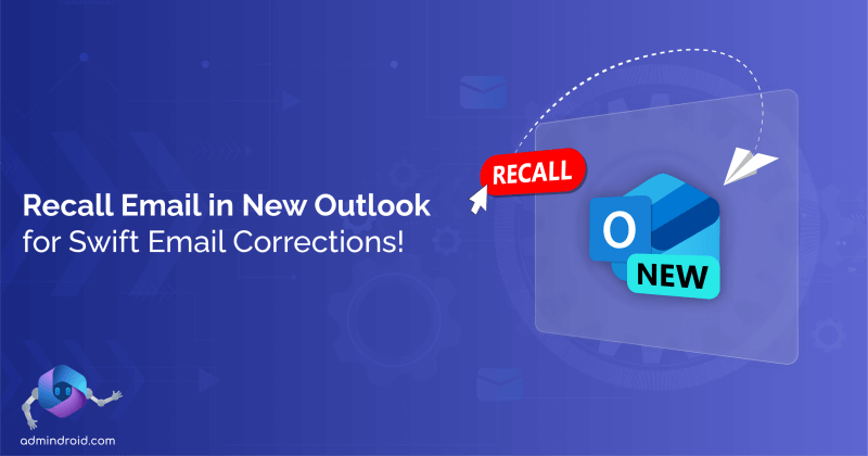 Recall email in new outlook