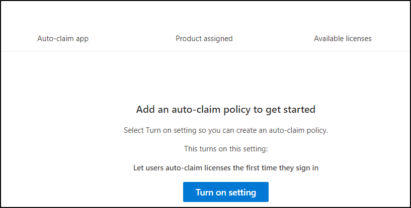 Turn on auto-claim policy in Microsoft 365