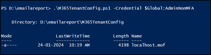 Compile a PowerShell configuration to MOF File to automate Microsoft 365 configurations