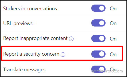 User Reported Message Settings Microsoft Teams Security Guide for Meetings and Messaging - AdminDroid Blog